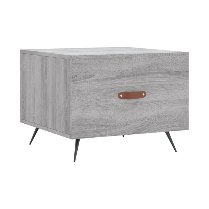 Möbel Couchtisch - Wohnzimmer Tisch modern - Grau Sonoma 50x50x40 cm Holzwerkstoff - Kaffeetisch CLORIS1509082
